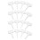 400 Pcs Garden Labels Gardening Plant Classification Sorting Sign Tag Ticket Plastic Writing Plate Board White 1