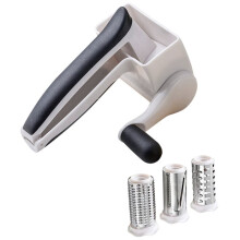 3-in-1 Hand-Cranked Cheese Grater Rotary Multi-Functional Cheese Shredder Hand Crank Detachable Chocolate Grater Butter