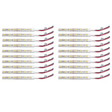 20Pcs 10cm Waterproof Warm White 5050 LED Strip Lights 12V Caravan Boat Car