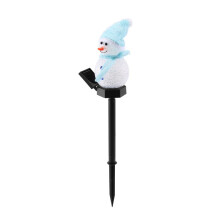 Snowman Solar Lights Christmas Solar Powered LED Snowman Light Decor Outdoor Garden Stake Lamps Xmas