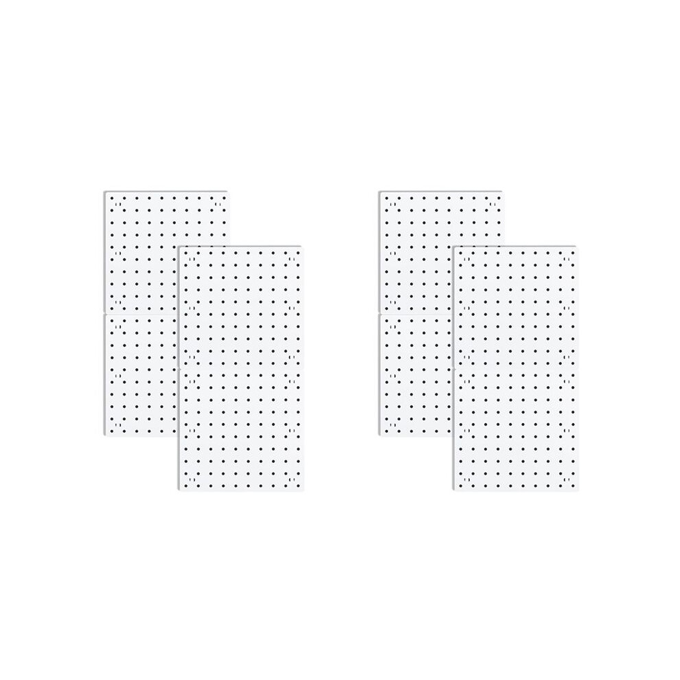 Pegboards, Pegboard Wall Organizer Panels, Peg Boards For Wall, Room, Kitchen, Garage, Living Room, Bathroom(8Pcs) 4711321909960