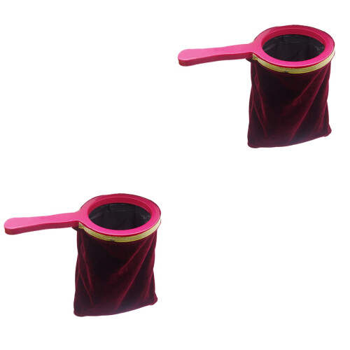 2Pièces Sacs De Tours Magiques Rouge Professionnels Pour Performance 2