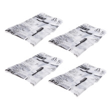 4X Adult Salon Barber Gown Cape Hairdressing Hairdresser Hair Cutting Cloth Black