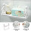 2Pcs Small White Floating Storage Shelves for Wall Decor Bathroom 10