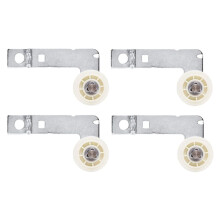 4X for W10837240 Dryer Idler Pulley with Bracket,Replace Part for Dryer