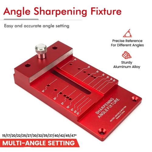 Woodworking Angle Sharpener Aluminum Alloy Sharpener Measurement of Grinding Tools Holder Woodworking Chisel 1