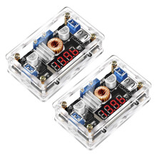 2X - Buck,Power Supply Module LM2596 Buck Converter 5V-36V to 1.25-32V Step Down Voltage Regulator Stabilizer