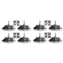 8 PCS Billiard/Pool Table Leg Levelers 5 Inch Metal Game Table Leg Levelers Heavy Duty Leveling Feets for Pool Table