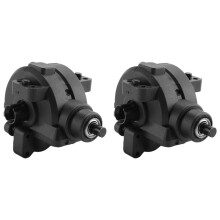 2X RC Car Front Rear Gear Box Complete Set Drive & Diff Gear for HSP 1:10 02024 02051 02030 03015 94123 94106 Front