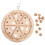Hanging Bird Toy Pizza Shape Wood 1 Pcs 1