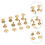 40Sets Brass Leather Rivets Kit Double Side Studs for DIY Crafts 10