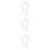 3Pièces Support Audio Acrylique Transparent Forme U Polyvalent 8