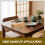 Elegant Bamboo Chopstick Organizer Box Khaki with Lid for Kitchen 9