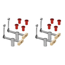 2X Woodworking Bench Dog Clamps with Bench Dog Stop Sets, Clip Clamp Fixture Vise Benches Joinery Carpenter Tools(19mm)