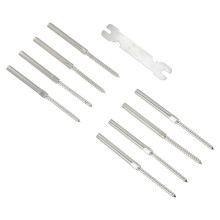 8St Draadkabel Railing Kit Met Schroeven