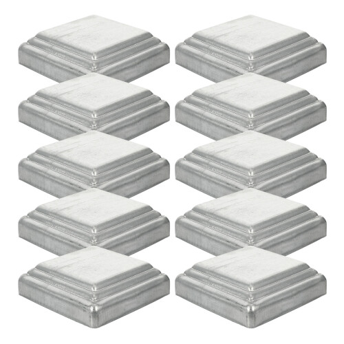 Mlins  10 Pcs Solar Fence Lights Post Cap Powered Baluster Accessories