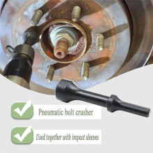 Pneumatic Hammer 4-Tums Smoothing Air Hammer Bits, 2st för Ingersoll Impact Tool, Universal Fit,2 St