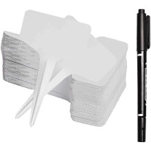 T-type Plant Labels, 100 Pcs Garden Tags Waterproof, Type T Plastic Plant Labels