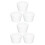 6Pcs Small White Foam Cupcake Cake Models for DIY Wedding Party Decor 7