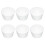 6Pcs Small White Foam Cupcake Cake Models for DIY Wedding Party Decor 8