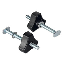 5 Pack M8 T Track Bolts Knob Kit 4 Inch T Slot Bolts with Washers T Track Accessories for Woodworking Jigs