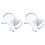 2X Portable Mosquito  Net Foldable - Travel Mosquito Net for Bed Free Installation-Medium Size 1