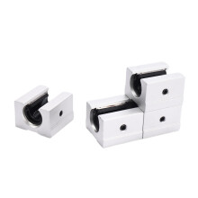 4 X SBR12UU 12 Mm LinjäR RöRelsefräS Av Aluminiumlagerblock, Silver