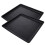 2Pcs Black Plastic Pet Cage Bedpan Odor Resistant Easy Clean 4