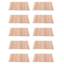80 Pairs Classical Wood Claves Musical Percussion Instrument Natural Hardwood Rhythm Sticks Percussion Rhythm Sticks