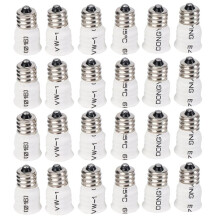 24-Pack E12 Bis E14 Weiße Birne Konverter LED Licht Halter Lampe Adapter Sockel Wechsler Hohe Qualität