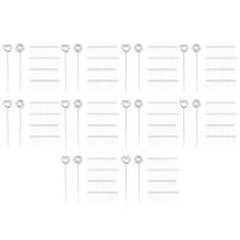 600 Pieces Metal Wires Memo Clip Note Card Holders Table Number Clip Photo Stand for Wedding Party Cake Decor