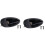 2X Black Boat Style 1/4Inch Guitar Pickup Output Input Jack Plug Socket for Fd Strat Guitar 1