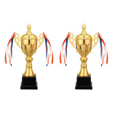 2st 11 Inch Gouden Trofeebeker voor Sportbijeenkomsten, Competities, Voetbalwinnaars, Teamprijzen en Competitiefeesten, Gunsten