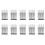 100X Black Ballpoint Pen Ink Refills Fine Point Medium Common for  Style 1