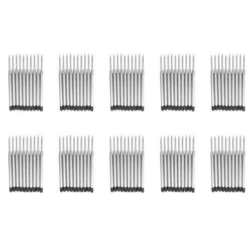 100X Black Ballpoint Pen Ink Refills Fine Point Medium Common for  Style