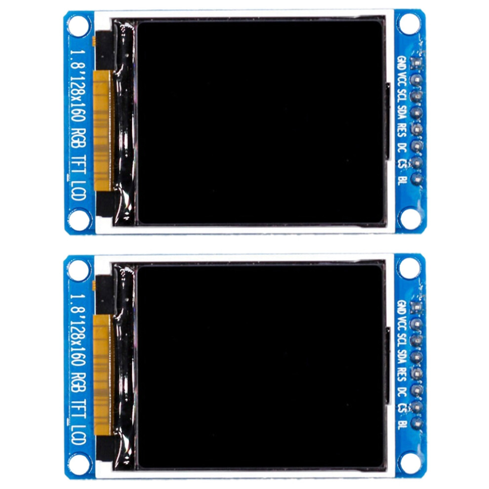 2Pcs 1.8 Inch Lcd Display Module Full Color 128X160 Rgb Spi Tft Lcd Display Module St7735s 3.3V 6032003061195