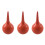 3X Rubber Suction Ear Washing Syringe Squeeze Bulb 1
