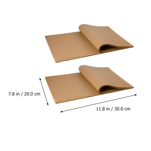 100Pcs Non-Stick Parchment Paper Sheets For Baking And Barbecue 1