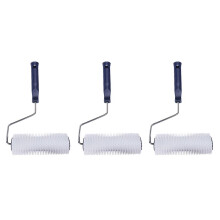 3X 7 Inch Plastic Handle Spiked Roller
