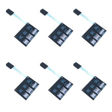 6X 2730 Strumenti di Attivazione  SIM Esterna Convertitore per Smartcard IC Card Extension 4In1 per Kit Adattatore SIM Card