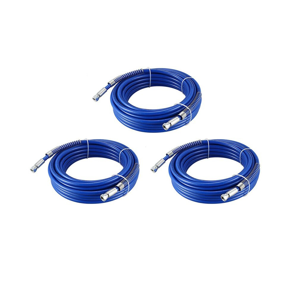 Photos - Toilet Seat 3pcs 15M Spray Hose Airless Paint Hose 1/4 Inch Airless Sprayer 3600 PSI High Pressure Fiber Pipe