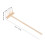 4Pcs Mini Wooden Rake For Sand Table Micro Landscape Sandbox Diy Tool 3