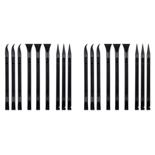 18 Pcs Plastic Scraper Tool Scratch Free Plastic Scraper Cleaning Pen Shaped Scraper Tool Multipurpose Label Scraper