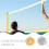 Portable Volleyball Net Copper Assorted Color 4set 7