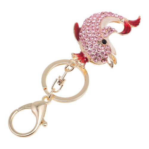 1Stk Kreativer Pinker Schlüsselanhänger Metall