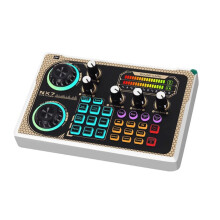 NX7 Ljudkort Audio Mixer Professionell Studioutrustning för PC Smartphone Vlogginspelning Live