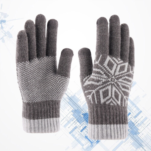 Ein Paar Verdickte Touchscreen Winterhandschuhe Für Draußen 2