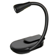 LED Book Light Eye Protection Adjustable Clip 360 Flip Study Lamp Rechargeable 3 Color for Travel Bedroom Reading A