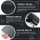 10Pcs Black PVC Computer Fan Dust Filter Mesh Cooler Fan Cover 9