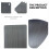 10Pcs Black PVC Computer Fan Dust Filter Mesh Cooler Fan Cover 10